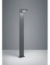 Palo Da Esterno Led Alluminio Antracite IP54 Con Sensore Movimento Nelson Trio Lighting