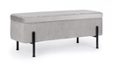 Panca contenitore kira naturale grigio chiaro cm 110