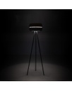 Lampada da terra Idra in metallo rosa e grigio STS
