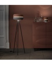 Lampada da terra Idra in metallo rosa e grigio STS