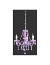Lampadario Classico Lüster Cromo Pendenti Lilla Trio Lighting