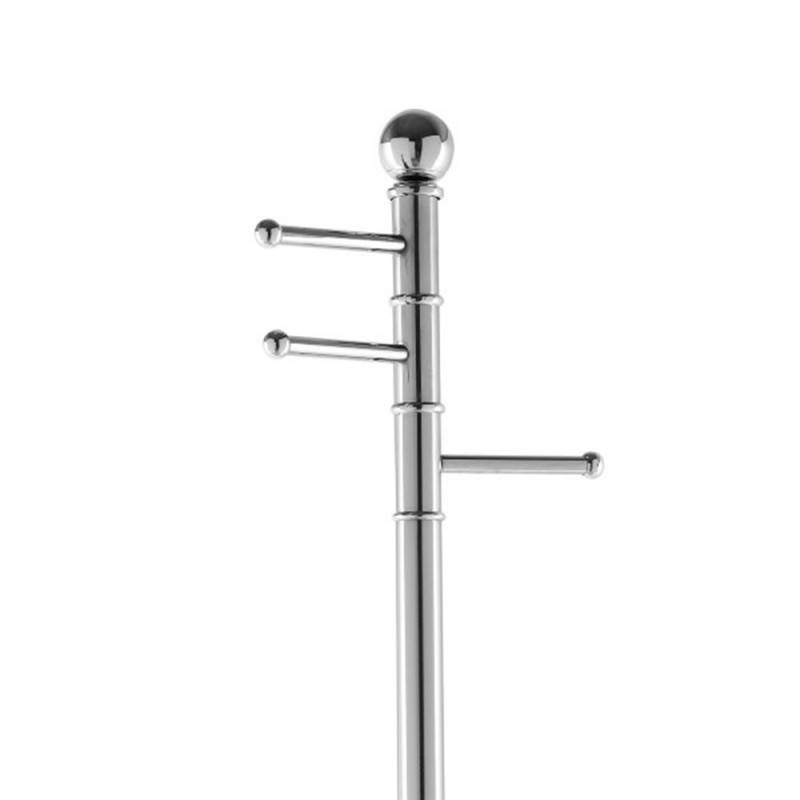 Piantana H177 cm cromata a 6 bracci porta accappatoi e ...