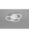 Plafoniera 3 Cerchi Orientabili Led Dimmer Circle Bianco Trio Lighting