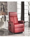Poltrona a 2 motori Rosso 75 cm x 82 cm H. 110 cm