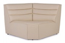 Poltrona angolo beige in legno stile design