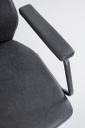Poltrona ufficio ecopelle nero Jamie cm 67 x 58 x 93