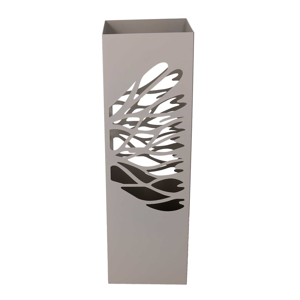 Portaombrelli metallo albero tortora quadro cm 15