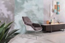 2x Poltrona in polipropilene grigio scuro 85 cm x 74 cm H. 86 cm