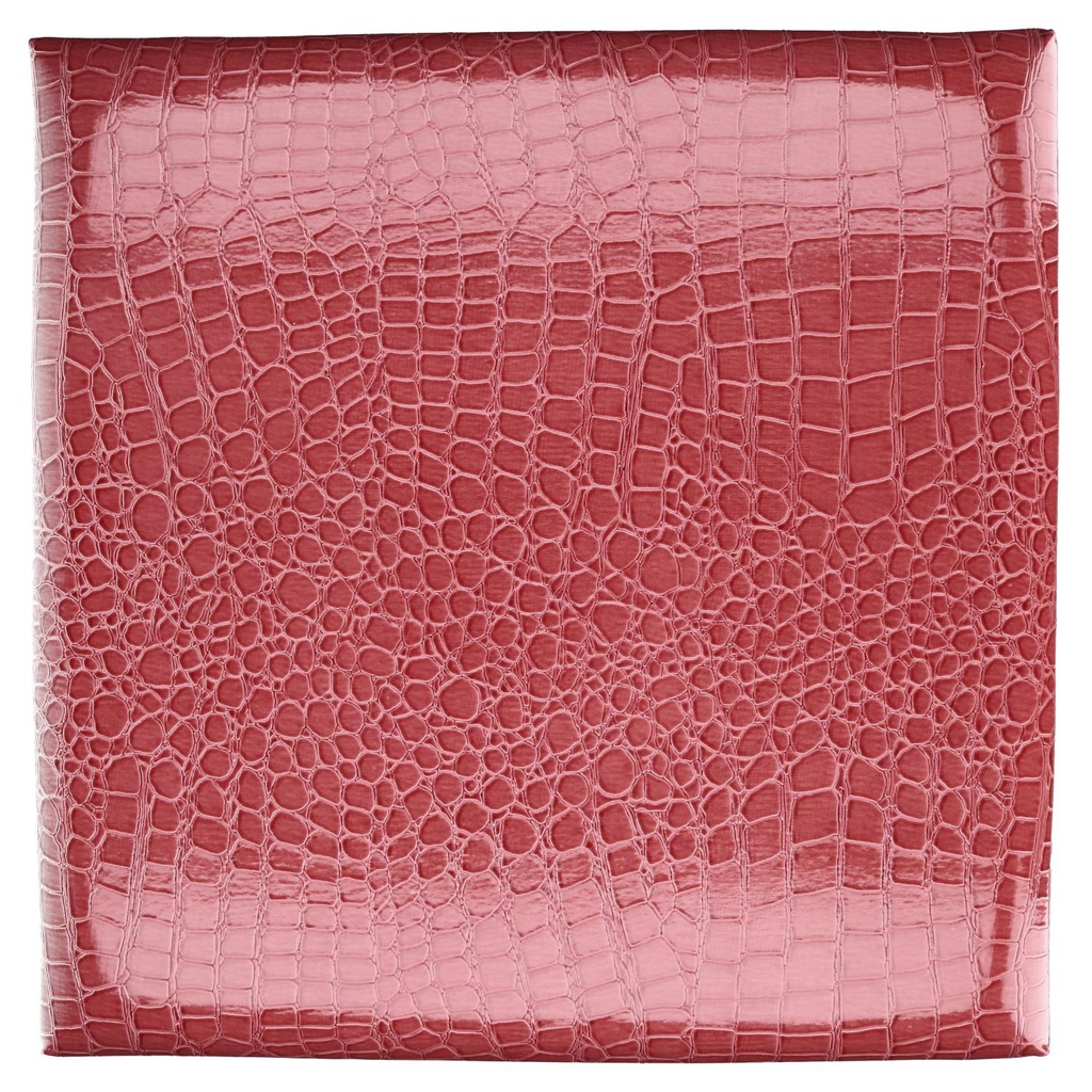 Puff ecopelle rosso quadro cm38x38h39