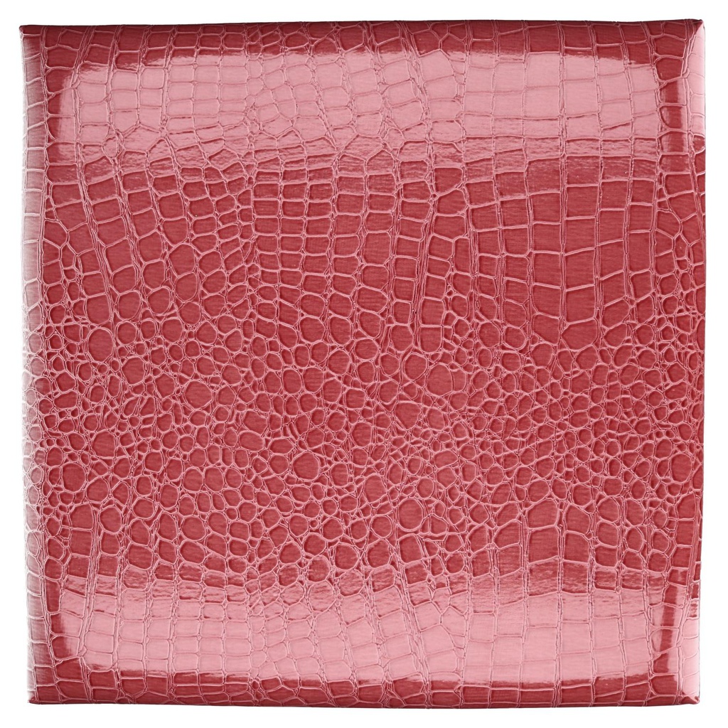 Puff ecopelle rosso quadro pieghevole cm 30x30h30