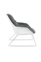 2x Poltrona in polipropilene grigio scuro 85 cm x 74 cm H. 86 cm