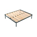 Rete a una piazza e mezza ortopedica con 7 doghe in faggio 120x190 cm EFFEZ