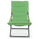 Sdraio pieghevole Relax imbottita SFOD Verde 60x90xh86 cm