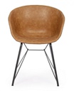 Sedia vintage Warhol in cuoio