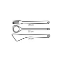 Set 3 pz Cucchiaione, Pala, Forchetta Woody