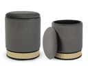 Set2 Pouf Contenitore Milena Grigio Sc