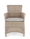 2x Sedia con braccioli con cuscino Jupiter New  Cod.0660338
