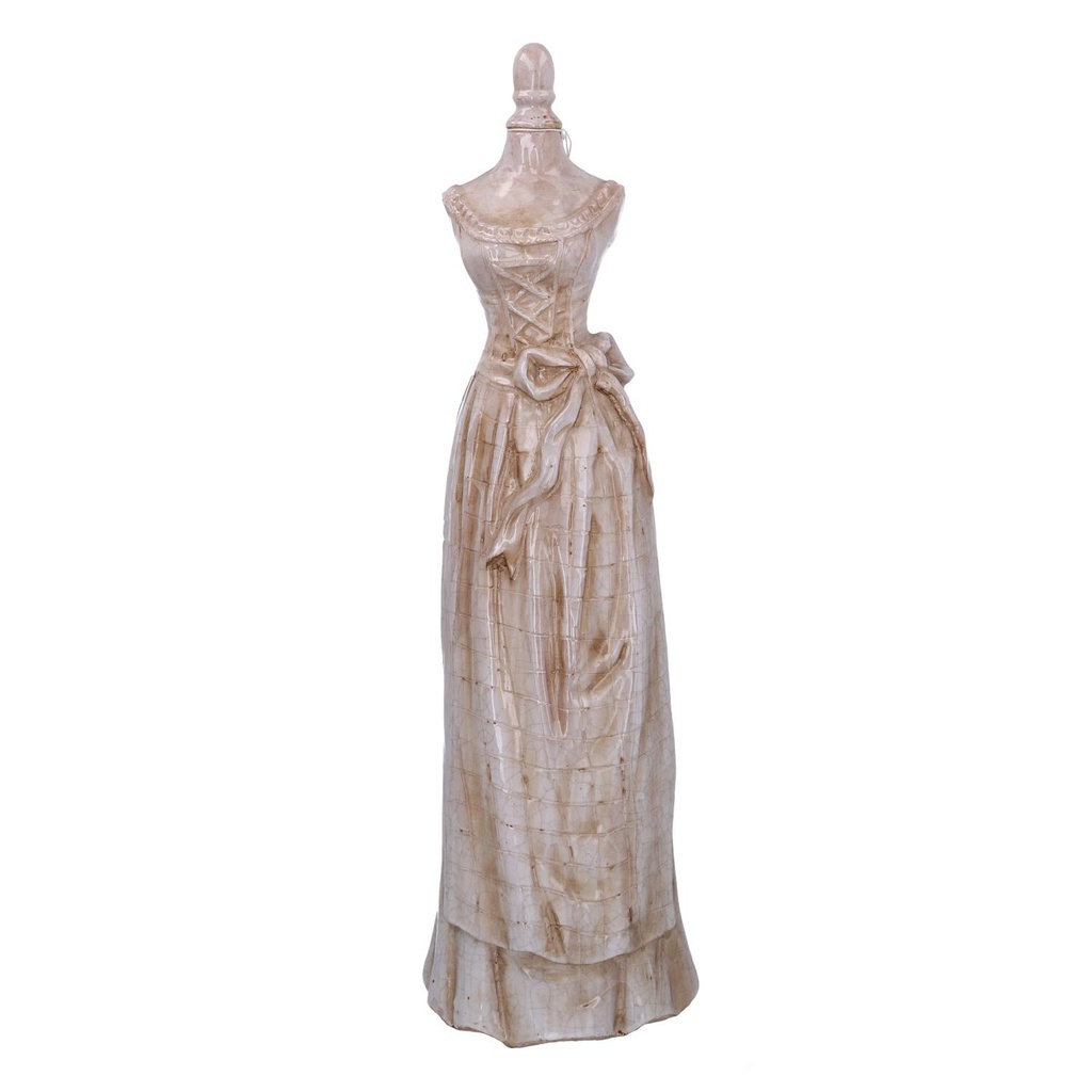 Statua donna abito grande xh-0167a cm 19x15h65