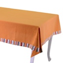 Tovaglia Stripe bordeaux bordo cm5 tinto in filo cm140x180