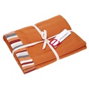 Tovaglia Stripe bordeaux bordo cm5 tinto in filo cm140x180
