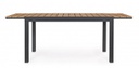 Tavolo allungabile in alluminio Elias 140-200x90 cm