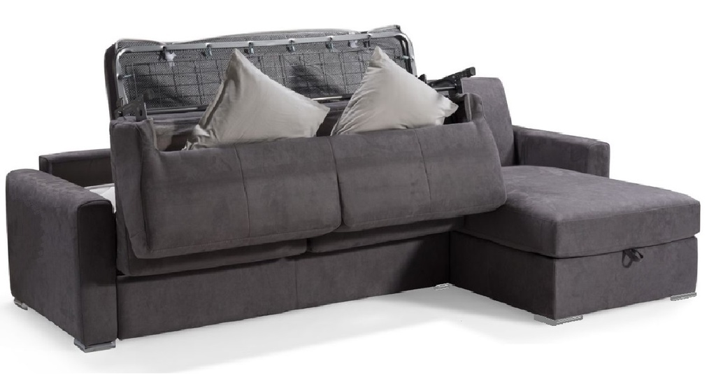 Divano Sirio Letto H.17 Con Chaise Longue