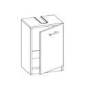 Base sottolavello Solo11 bianco anta reversibile