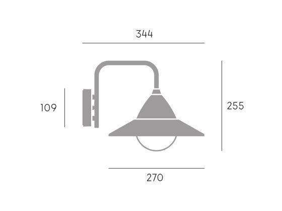 Applique in alluminio e metallo, diffusore in termoplastico opalino, consumo 20W, flusso luminoso nominale 2050 lumen, flusso luminoso reale 1430 lumen, classe di efficienza energetica F, temperatura di colore 3000°K - 4000°K - 6500°K, illuminazione con 48 LED SMD 2835, alimentazione 230V, classe di protezione IP54, potenza massima lampade 20W biancoverde