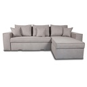Divano angolare tortora 250x180 cm