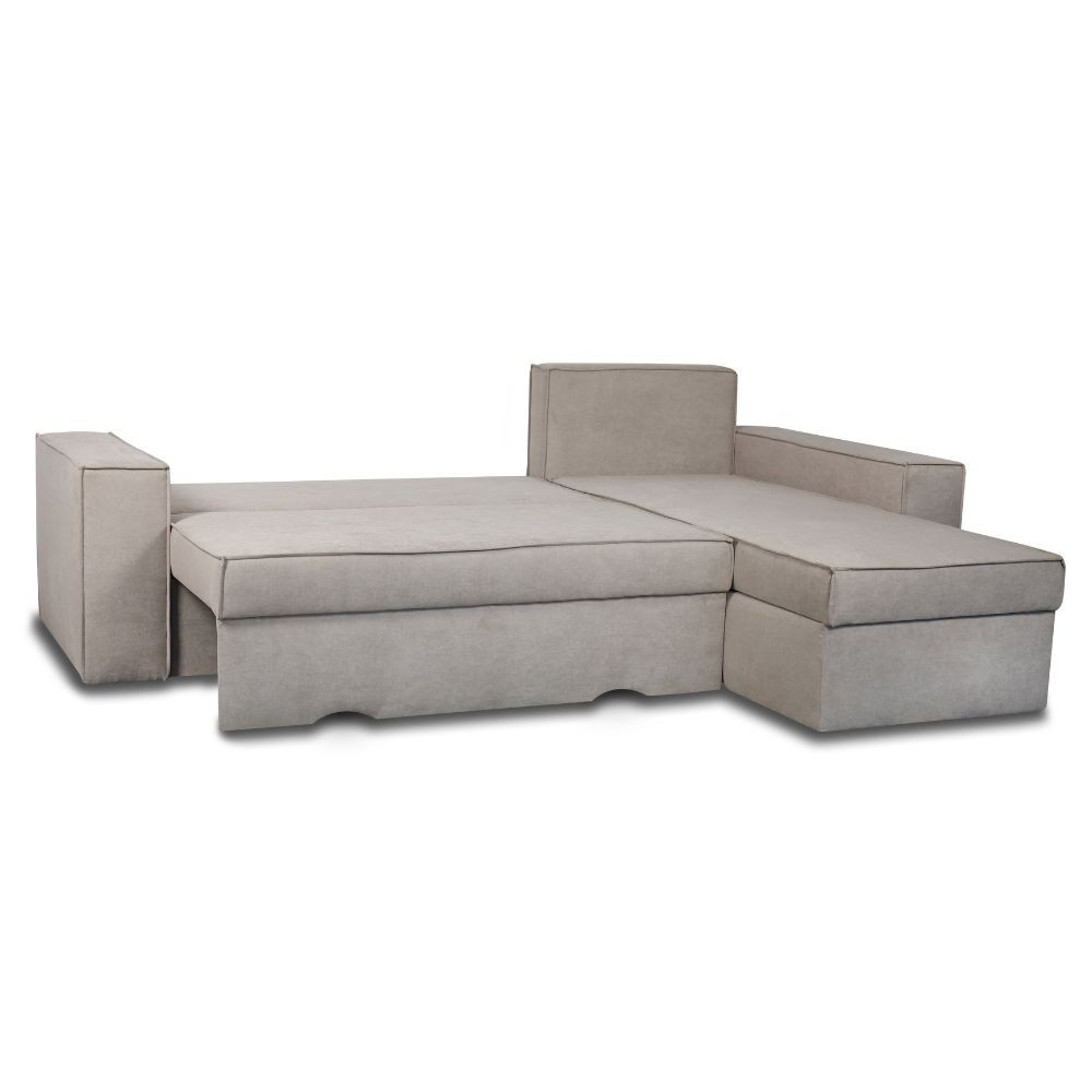 Divano angolare tortora 250x180 cm