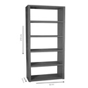 Libreria teak 90 x 33.8 x 210 cm