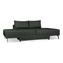 Divano letto angolare verde oliva 205x170
