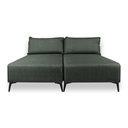 Divano letto angolare verde oliva 205x170