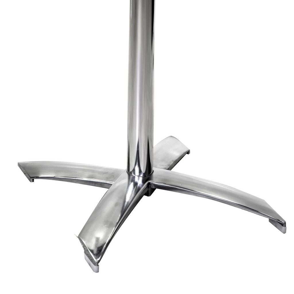 Base tavolo alluminio grigio ribaltabile