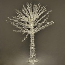 Albero led cristallo con 1016 led bianco caldo altezza cmø165h150