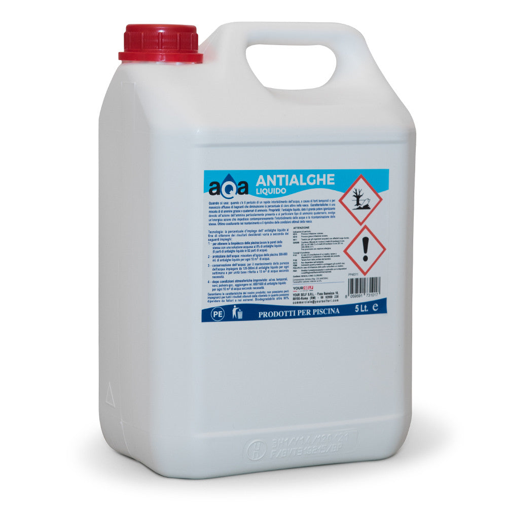 Antialghe liquido da 5 LT per piscina