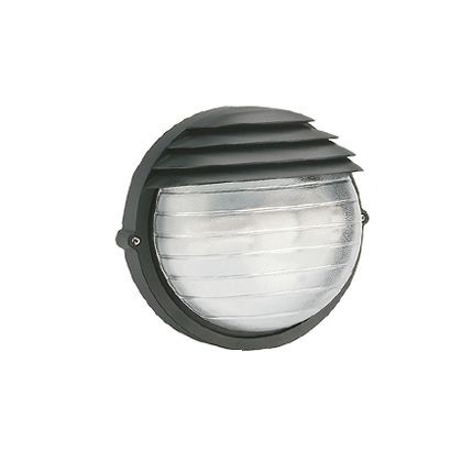 Applique Picc. E27  linea palpebra tonda  nero