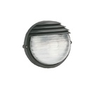 Applique Picc. E27  linea palpebra tonda  nero