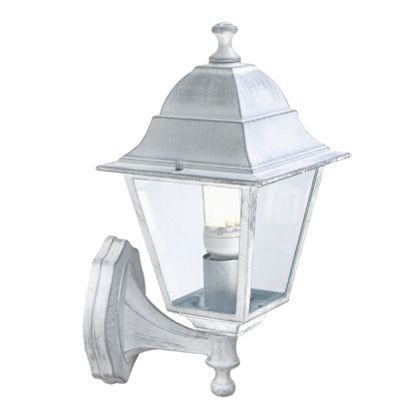 Applique Piccola In Alto  linea old  biancoargento