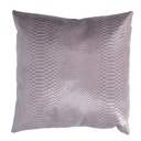 Cuscino ecopelle grigio quadro cm 38x38h38