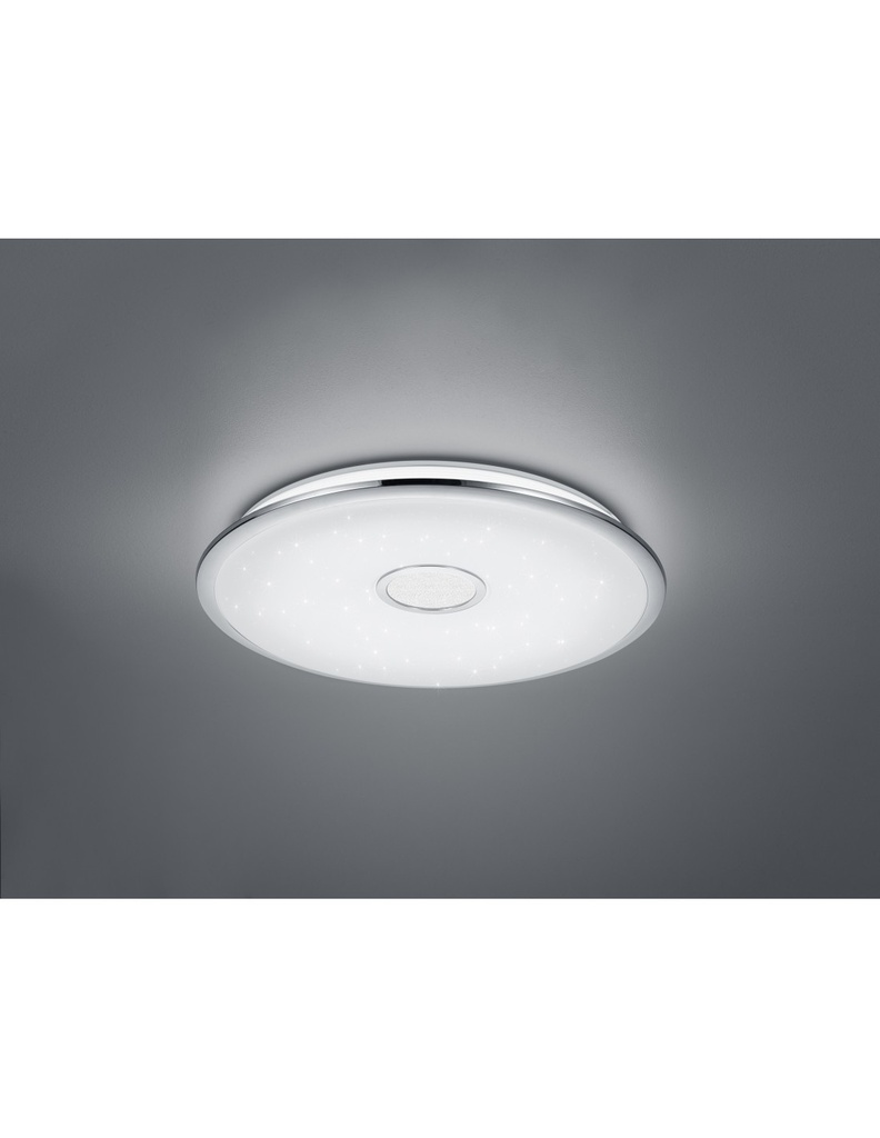 Grande Lampada Soffitto Led Dimmer Osaka Ø65 cm Effetto Stelle Trio Lighting