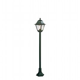 Lampada da esterno in alluminio pressofuso con diffusori in vetro trasparente - Altezza max 170mm nero
