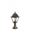 Lampada da esterno in alluminio pressofuso con diffusori in vetro trasparente - Altezza max 170mm nero