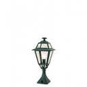 Lampada da esterno in alluminio pressofuso con diffusori in vetro trasparente grafite