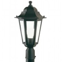 Lampada da esterno in alluminio pressofuso con diffusori in vetro trasparente nero