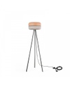 Lampada da terra Idra in metallo rosa e grigio STS