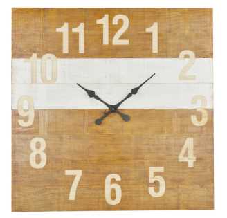 Orologio quadrato legno ea-6429 cm. 91