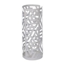Portabicchiere metallo frecce bianco tondo cm ø8h20