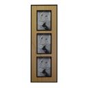 Portafoto muro legno budapest multiplo 3p rettangolare cm18,5x58x1,5