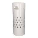 Portaombrelli metallo nuvole bianco tondo cm ø19h49